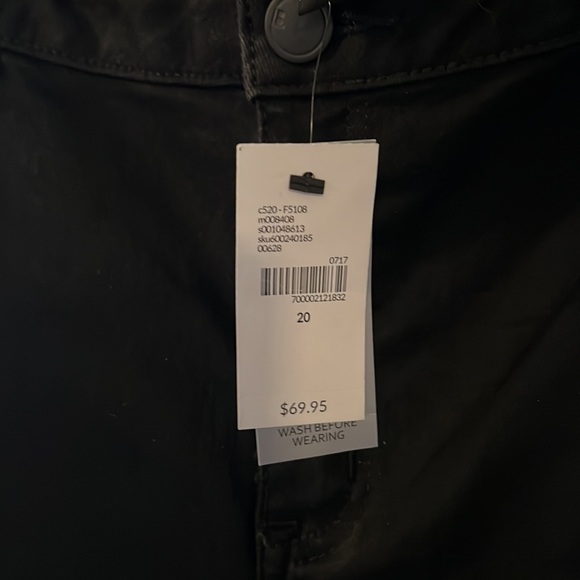 BNWT-Lane Bryant-MID RISE SKINNY - BLACK Size 20 - Picture 4 of 5